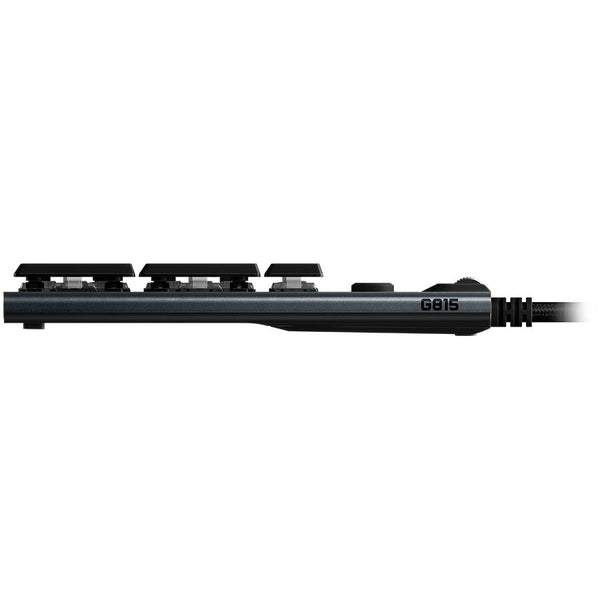 LOGITECH G815 Corded LIGHTSYNC Mechanical Gaming Keyboard - CARBON - US INT'L - TACTILE