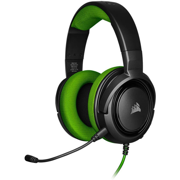 Corsair HS35 STEREO Gaming Headset, Green (EU Version)