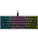 Corsair K65 RGB MINI 60% Mechanical Gaming Keyboard, Backlit RGB LED, CHERRY MX SPEED, Black, Black PBT Keycaps