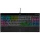 Corsair K55 RGB PRO XT Gaming Keyboard, Backlit Per-Key RGB LED, Rubberdome
