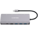 CANYON DS-12 Hub, 13-in-1 4K USB-C Dark Gray