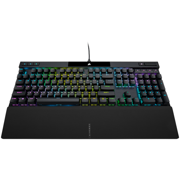Corsair K70 RGB PRO Optical-Mechanical Gaming Keyboard, Backlit RGB LED, CORSAIR OPX, Black, Black PBT Keycaps, EAN:0840006660163