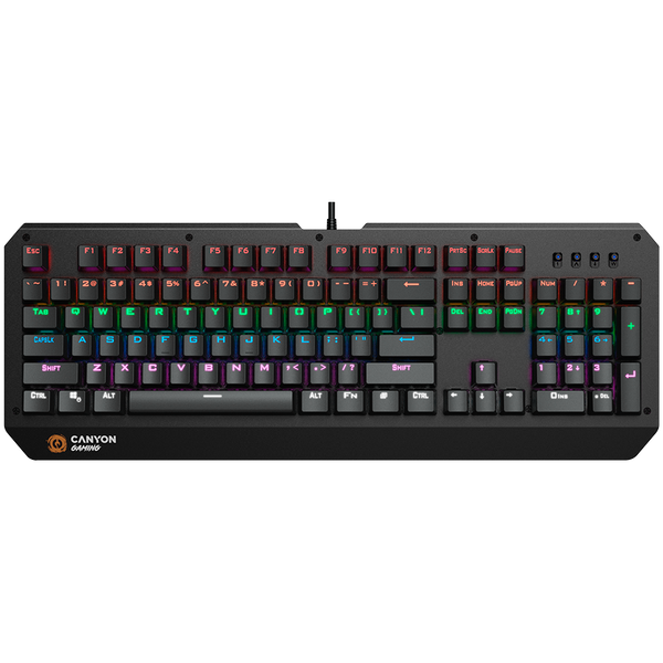 Canyon Gaming Keyboard with RGB Lighting