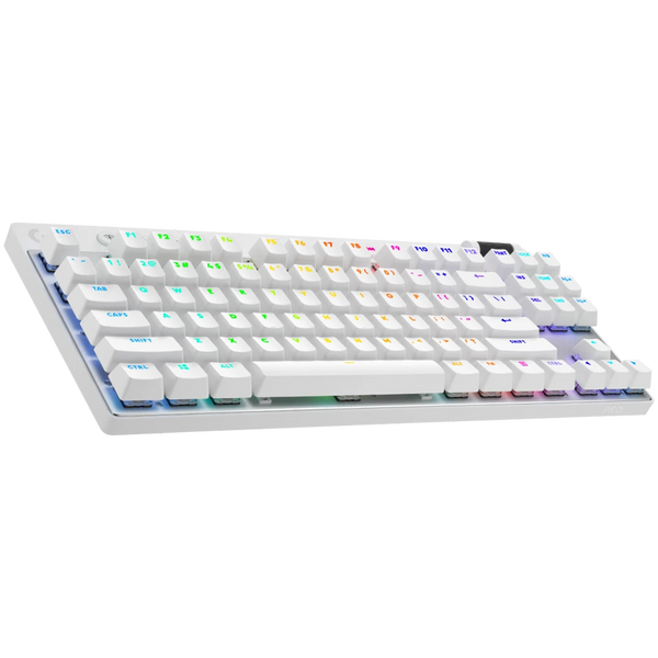LOGITECH G PRO X TKL LIGHTSPEED Mechanical Gaming Keyboard - WHITE - US INT'L - TACTILE