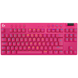 LOGITECH G PRO X TKL LIGHTSPEED Mechanical Gaming Keyboard - MAGENTA - US INT'l - TACTILE