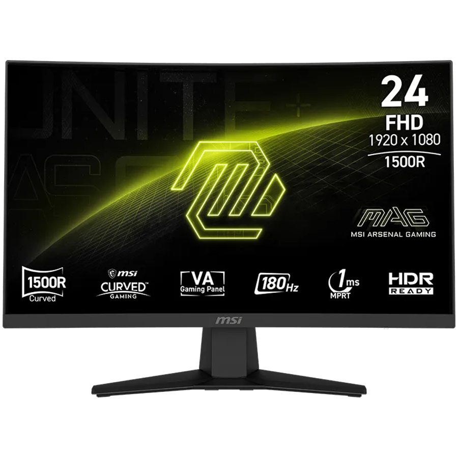 MSI MAG 244C 23.6" Full HD Curved Gaming Monitor, 180 Hz