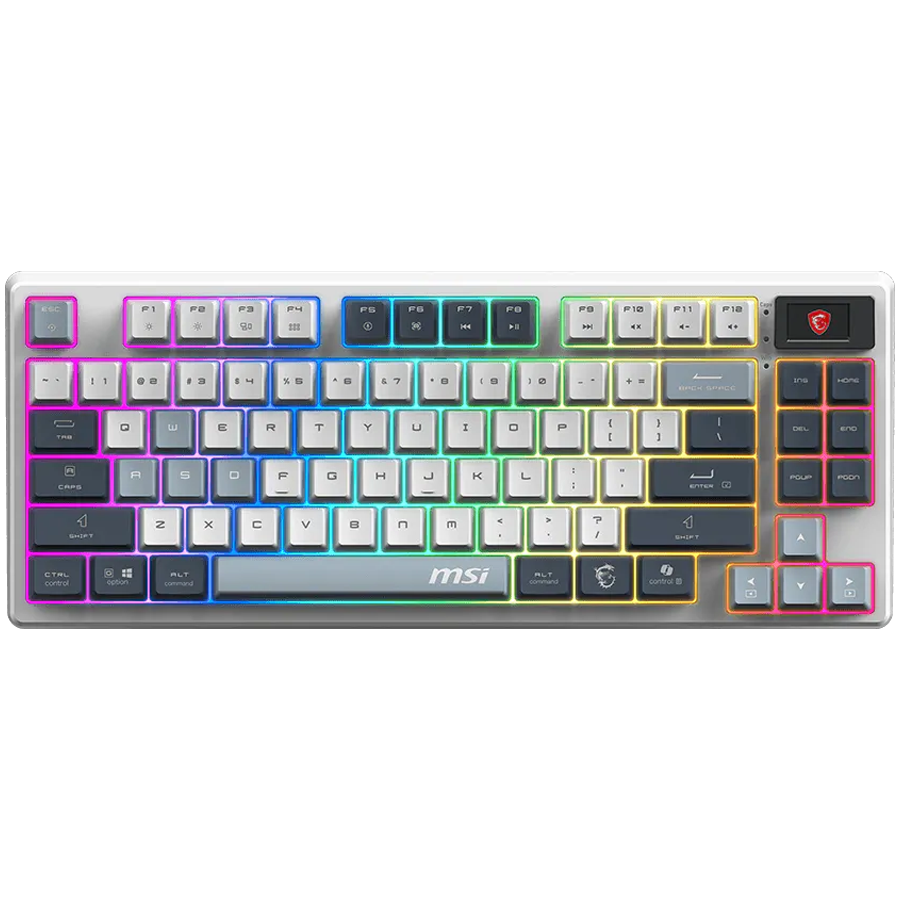 MSI Forge GK600 TKL Wireless Mechanical Gaming Keyboard, Sky