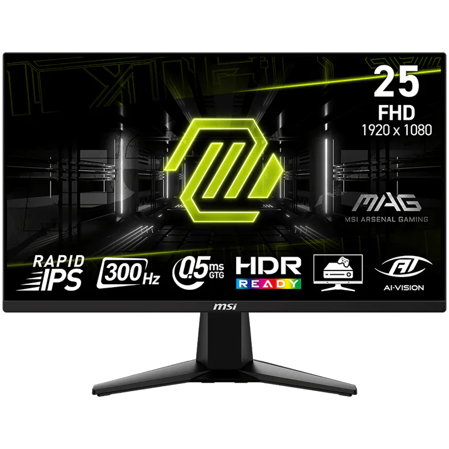 MSI MAG 255XF 24.5" Full HD Gaming Monitor, 300 Hz