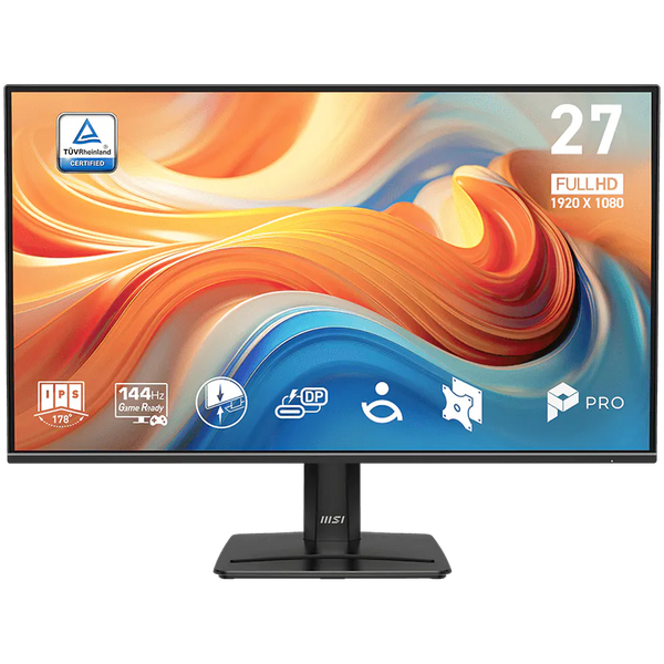MSI PRO MP272 27" Full HD Monitor, 144 Hz, USB-C