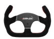 SIMAGIC C-Shaped Leather Steering Wheel Rim, 325 mm, Without Hub