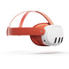Meta Quest 3 ili Quest 3S  maska i traka za glavu (Blood Orange)