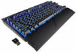 Corsair K60 PRO TKL RGB Optical-Mechanical Gaming Keyboard, Backlit RGB LED, CORSAIR OPX, Black